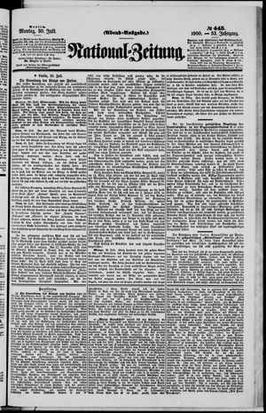 National-Zeitung vom 30.07.1900