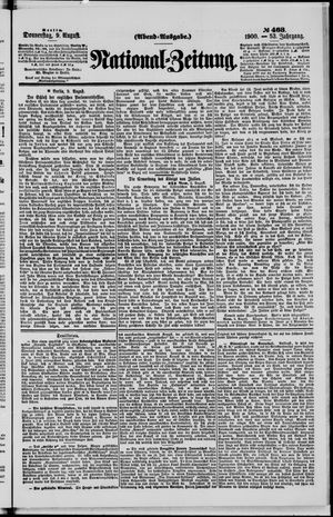 National-Zeitung vom 09.08.1900