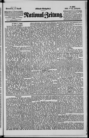 National-Zeitung vom 11.08.1900
