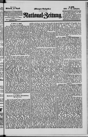 National-Zeitung vom 15.08.1900