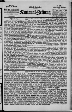 National-Zeitung vom 17.08.1900