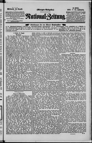 National-Zeitung vom 22.08.1900