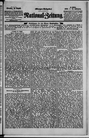 National-Zeitung vom 28.08.1900