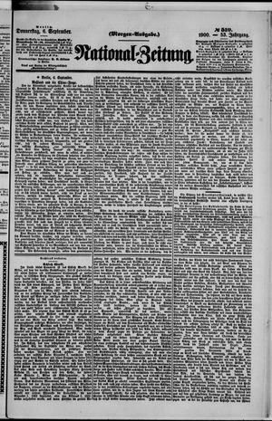 National-Zeitung on Sep 6, 1900