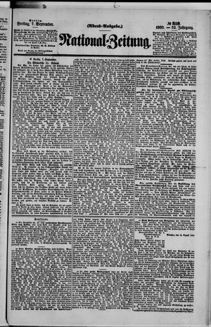 National-Zeitung on Sep 7, 1900