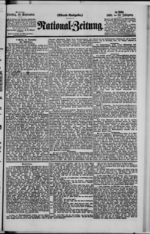 National-Zeitung vom 18.09.1900