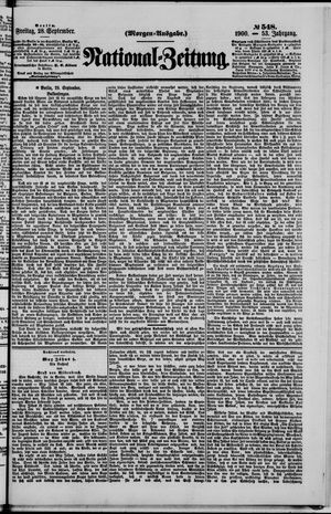 National-Zeitung vom 28.09.1900
