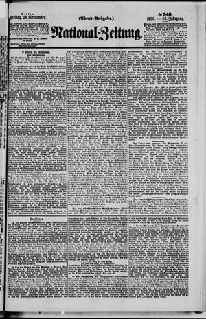National-Zeitung vom 28.09.1900