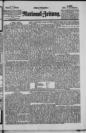 National-Zeitung on Oct 1, 1900
