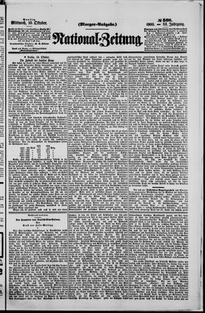 National-Zeitung on Oct 10, 1900