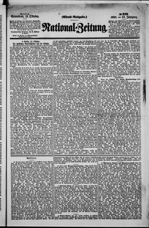 National-Zeitung vom 13.10.1900