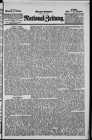 National-Zeitung vom 17.10.1900