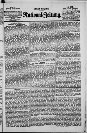 National-Zeitung vom 19.10.1900