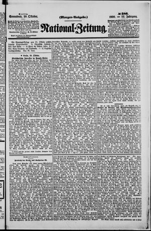 National-Zeitung vom 20.10.1900