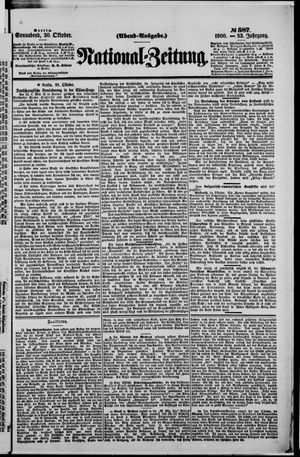 National-Zeitung vom 20.10.1900