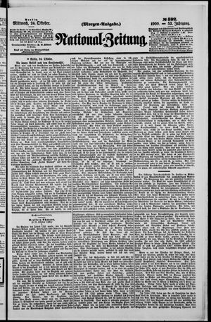 National-Zeitung vom 24.10.1900