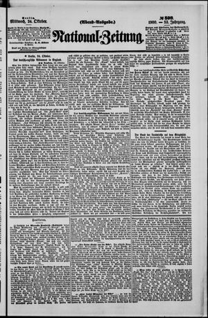 National-Zeitung vom 24.10.1900