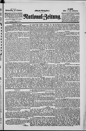 National-Zeitung vom 25.10.1900