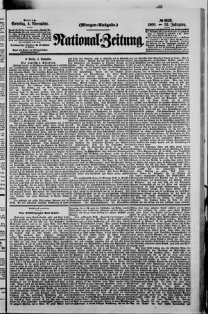 National-Zeitung vom 04.11.1900