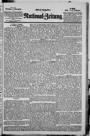 National-Zeitung on Nov 6, 1900