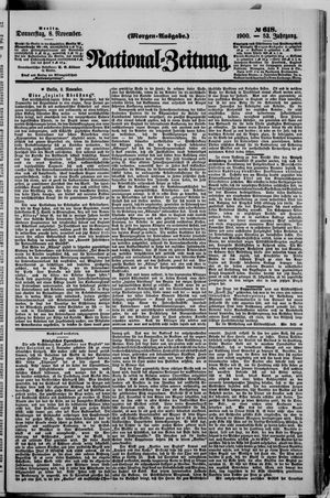 Nationalzeitung vom 08.11.1900