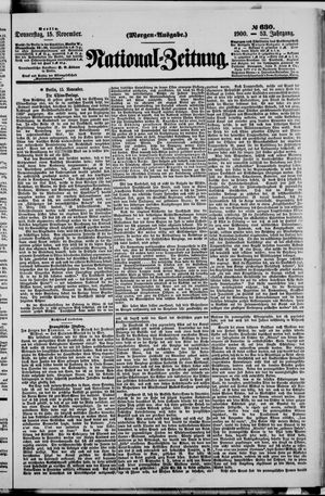 National-Zeitung vom 15.11.1900