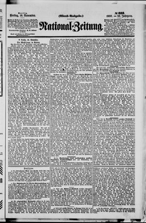 National-Zeitung vom 16.11.1900