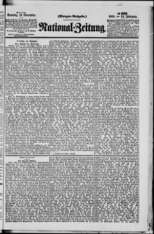 National-Zeitung vom 18.11.1900
