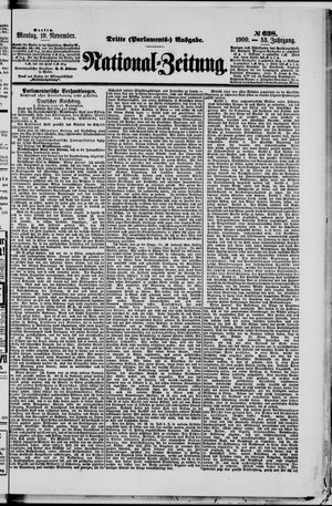 National-Zeitung vom 19.11.1900