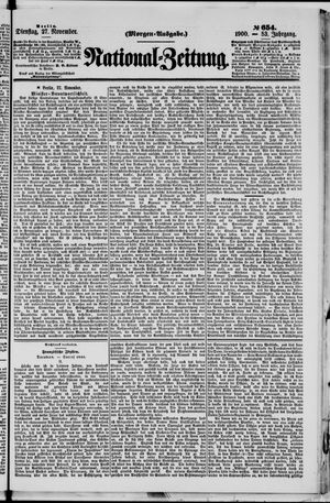 National-Zeitung vom 27.11.1900