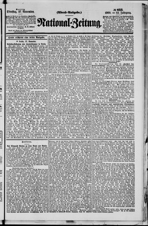 National-Zeitung vom 27.11.1900