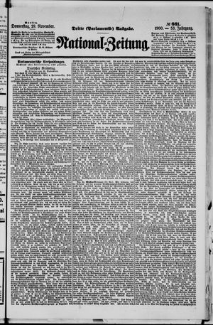 National-Zeitung vom 29.11.1900