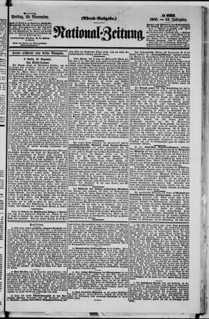 Nationalzeitung vom 30.11.1900