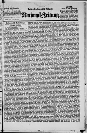Nationalzeitung on Nov 30, 1900