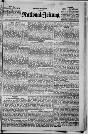National-Zeitung vom 01.12.1900