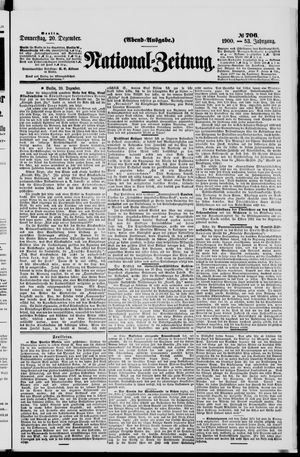 National-Zeitung vom 20.12.1900
