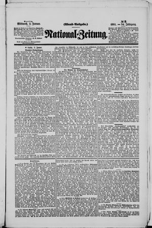 Nationalzeitung vom 02.01.1901