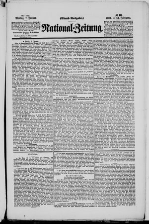 Nationalzeitung vom 07.01.1901