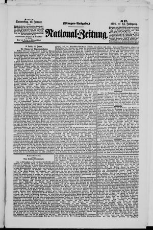 National-Zeitung vom 10.01.1901