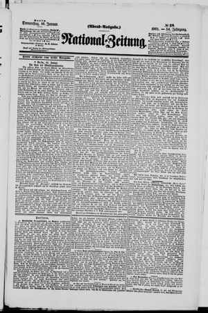 National-Zeitung vom 10.01.1901