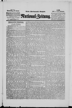 National-Zeitung vom 10.01.1901