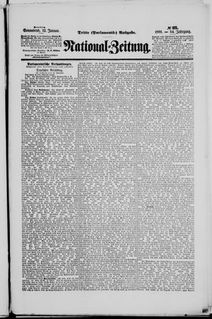 Nationalzeitung vom 12.01.1901