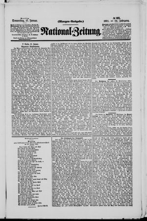 Nationalzeitung vom 17.01.1901