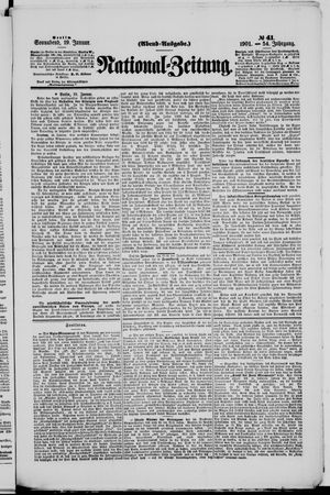 Nationalzeitung vom 19.01.1901