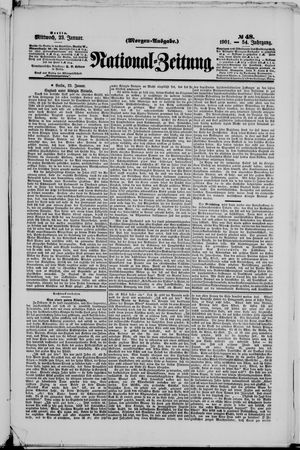 Nationalzeitung vom 23.01.1901