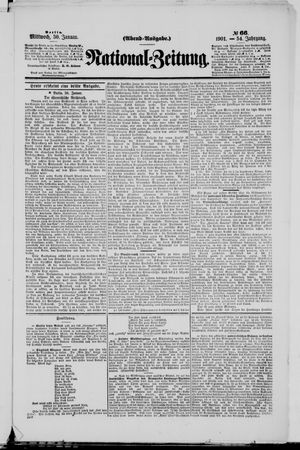 Nationalzeitung vom 30.01.1901
