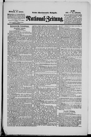 Nationalzeitung vom 30.01.1901
