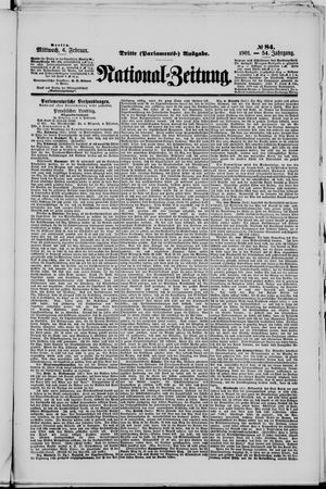 Nationalzeitung vom 06.02.1901