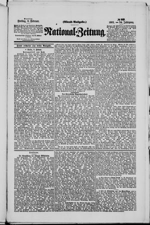 Nationalzeitung vom 08.02.1901