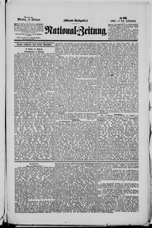 National-Zeitung vom 11.02.1901